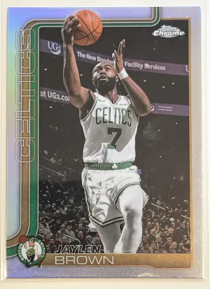 Jaylen Brown 2025 Topps Chrome #51 Refractor