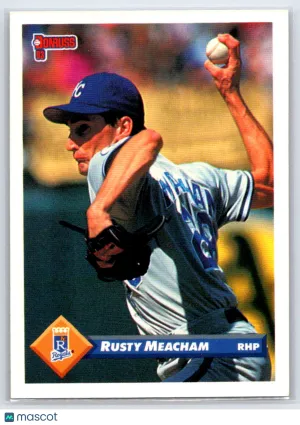 1993 Donruss Rusty Meacham #439 Kansas City Royals