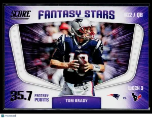 2018 Panini Score Tom Brady #6