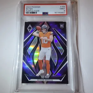 2024 Phoenix Bo Nix Purple Fade PSA 9