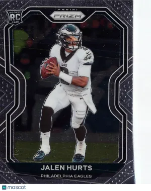 2020 Panini Prizm Jalen Hurts Rookie RC #343 Philadelphia Eagles