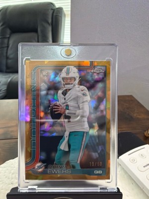 2025 Topps Chrome #316 Quinn Ewers Gold Refractor #/50