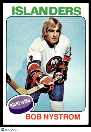 1975 Hockey Card Bob Nystrom #259