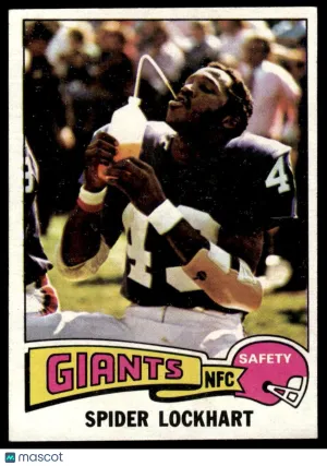 1975 Football Spider Lockhart #227