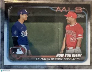 2024 Topps Update Series Mike Trout Shohei Ohtani #US76