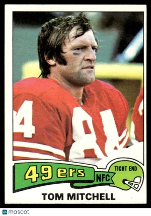 1975 Football Tom Mitchell #195