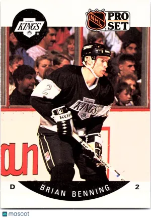 1989 Pro Set Brian Benning #114