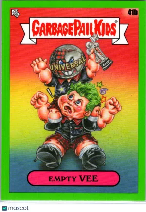 Empty Vee 2025 Topps Garbage Pail Kids x Green Day Green Border #41b