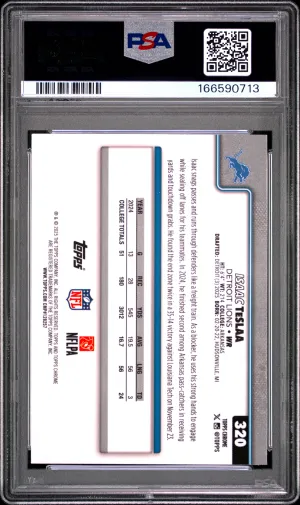 2025 Topps Chrome Isaac Teslaa #320 Raywave back