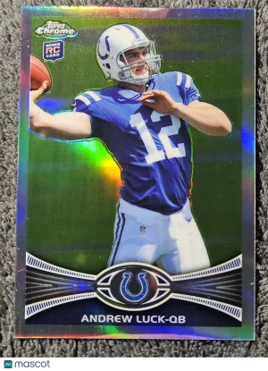 2012 Topps Chrome #1 Andrew Luck Refractor Rookie RC