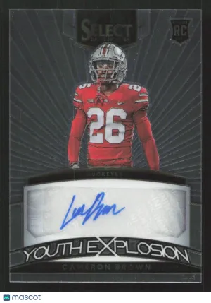 2023 Panini Select Draft Picks Cameron Brown #YS-CBR Youth Explosion Signatures AU