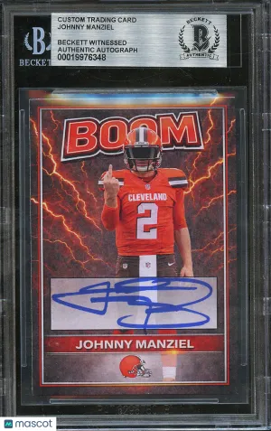 Johnny Manziel BGS Authentic Cleveland Browns