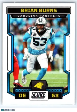 2023 Score Brian Burns #48 Carolina Panthers