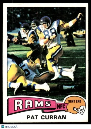 1975 Football Pat Curran #446