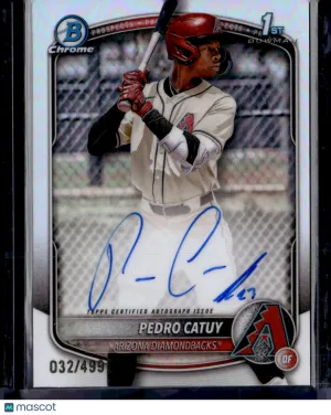 2025 Bowman Chrome Pedro Catuy #CPA-PC Refractor /499