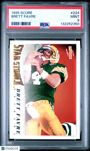 1995 Score Brett Favre #224 PSA 9