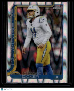 2025 Topps Chrome Cameron Dicker #162 RayWave Refractor