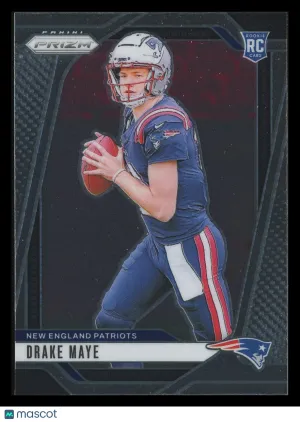 Drake Maye 2024 Panini Prizm RC #329 New England Patriots