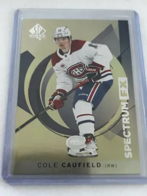 24-25 SP Authentic Spectrum FX Gold Cole Caufield /50