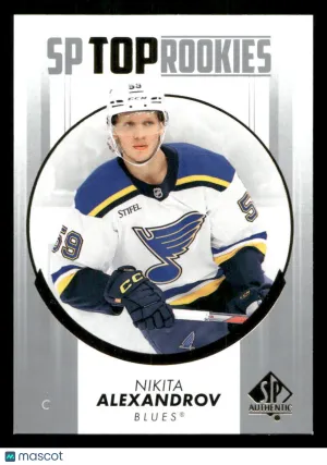 2022-23 SP Authentic Nikita Alexandrov #TR-44 Top Rookies