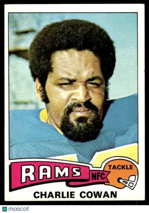 1975 Football Charlie Cowan #92