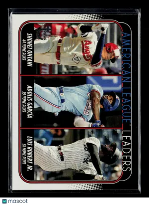 2024 Topps Shohei Ohtani Luis Robert Jr. Adolis García #179 Black 30/73