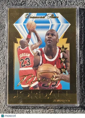 1996 Bleachers Upper Deck 23K Gold Diamond Stars Michael Jordan