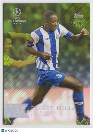FC Porto UEFA Champions League Showcase Green #169 Soccer Card Near Mint