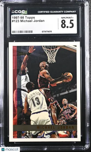 1997-98 Topps Michael Jordan #123 CGC 8.5 Chicago Bulls