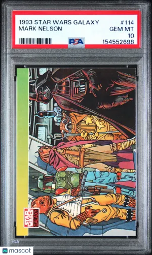 1993 Star Wars Galaxy Mark Nelson #114 PSA 10