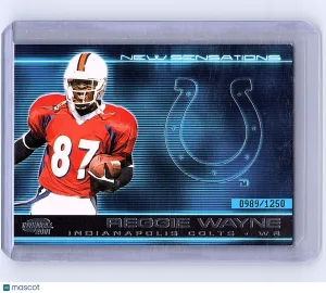 2001 Pacific Invincible New Sensations Reggie Wayne #11 0989/1250
