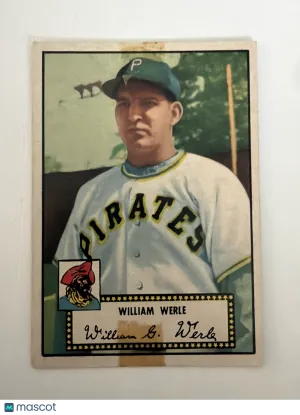 1952 Topps William Werle #73 Low Grade