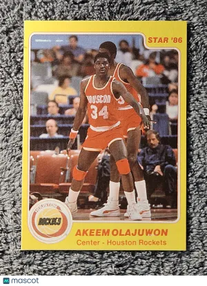 1985 Star #18 Hakeem Olajuwon Akeem Olajuwon