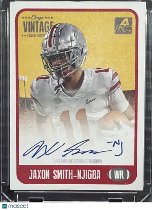 2021 Onyx Vintage College Football Jaxon Smith-Njigba #CAJA RC