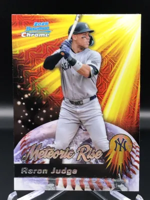 2025 Bowman Chrome No.Mr-4 Meteroic Rise Mojo Aaron Judge
