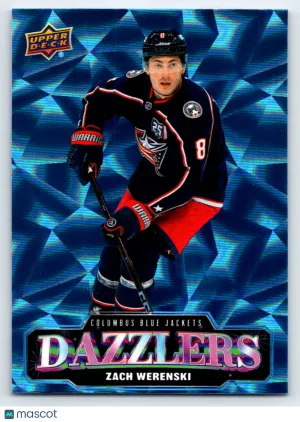 2026 Upper Deck Series 1 Hockey Zach Werenski #DZ-9 Blue