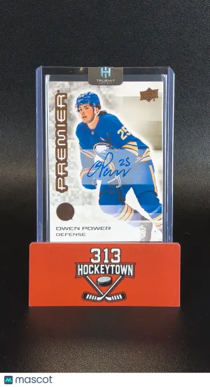 2024-25 Upper Deck Premier Hockey Owen Power #25 Bronze Auto