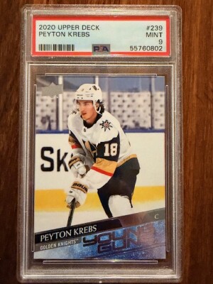 2020 Upper Deck Peyton Krebs PSA 9