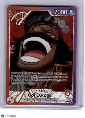 2025 One Piece CCG—Gol.D.Roger (Alternate Art) #003 Carrying On His Will—Leader Foil