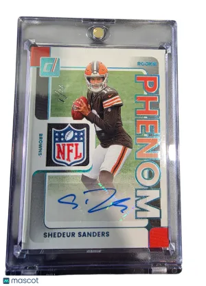 2025 Panini Donruss Phenom Shedeur Sanders #PJA-SSS 1/1 Shield Auto