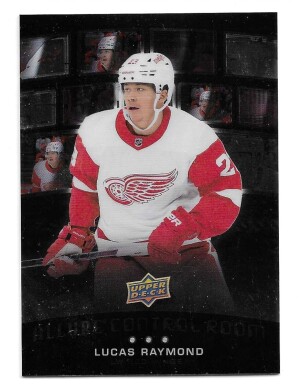 2021-22 Upper Deck Allure Control Room #CR-6 Lucas Raymond - Detroit Red Wings (M1)