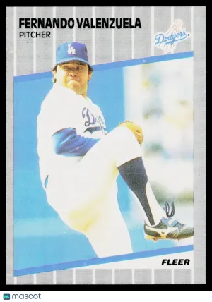 1989 Fleer Fernando Valenzuela #76