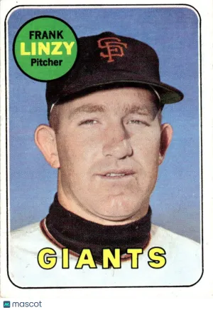 1969 Baseball Card Frank Linzy #345