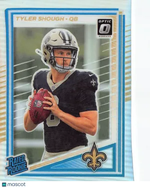 2025 Panini Donruss Optic Tyler Shough Holo Rookie #223 New Orleans Saints
