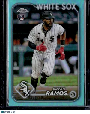 2024 Topps Chrome Update Bryan Ramos #USC31 Aqua RayWave /199 RC