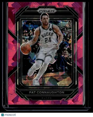 2023 Panini Prizm Basketball Pat Connaughton #97 Pink Cracked Ice