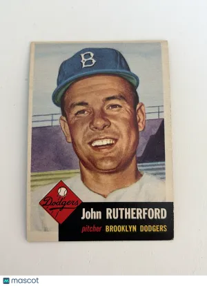 1953 Topps John Rutherford #137