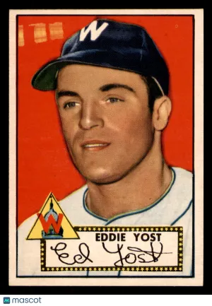 1952 Topps Eddie Yost #123