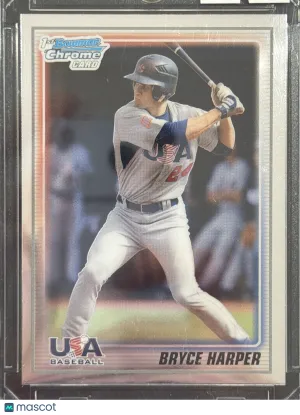 2010 Bowman Chrome Topps Bryce Harper USA18-BC8 USA Baseball Baseball Card