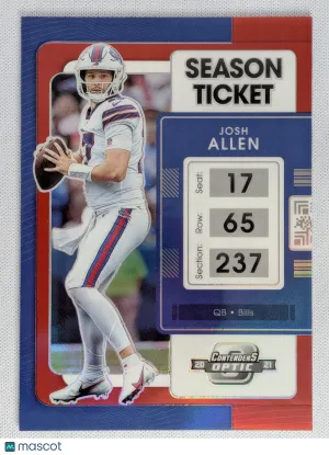 2021 Contenders Optic Josh Allen Red /175 #4